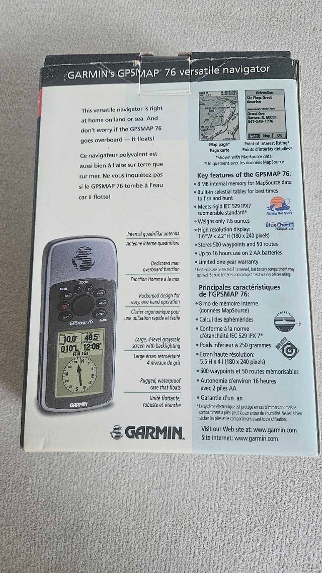 Garmin GPSMAP 76 Handheld GPS – Waterproof & Floats - photo 4