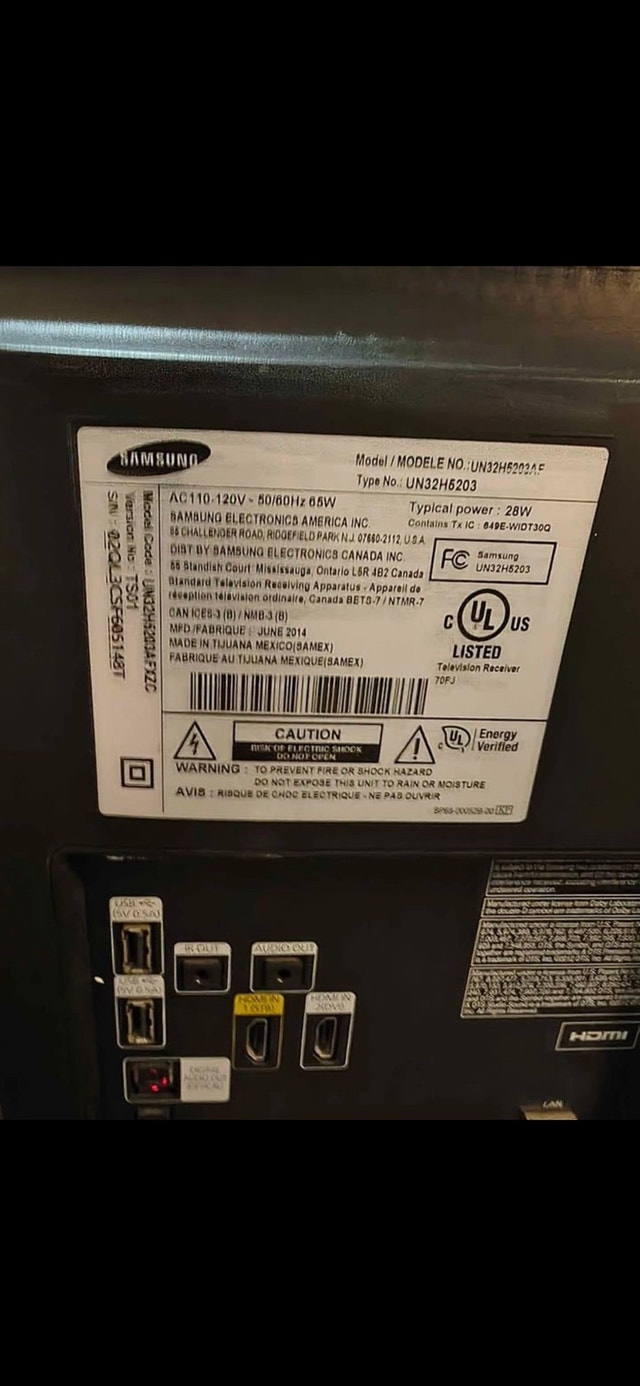 Samsung 32 inch TV UN32H5203 - photo 3