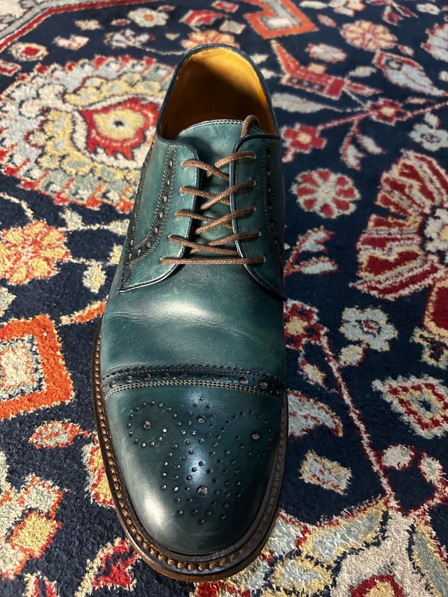 Vintage GUCCI brogue derbies