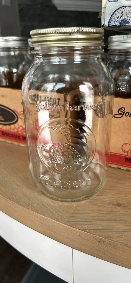 12 x 1L Mason Jars - photo 2