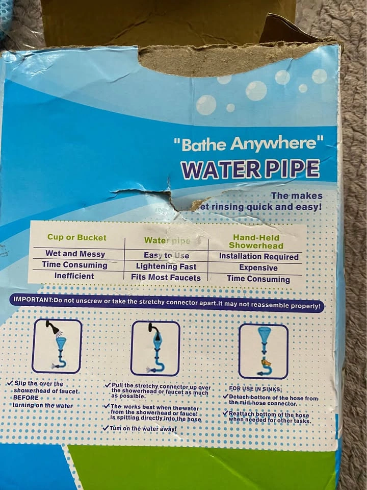 Bathe Anywhere Water Pipe Pet Shower Attachment - photo 3