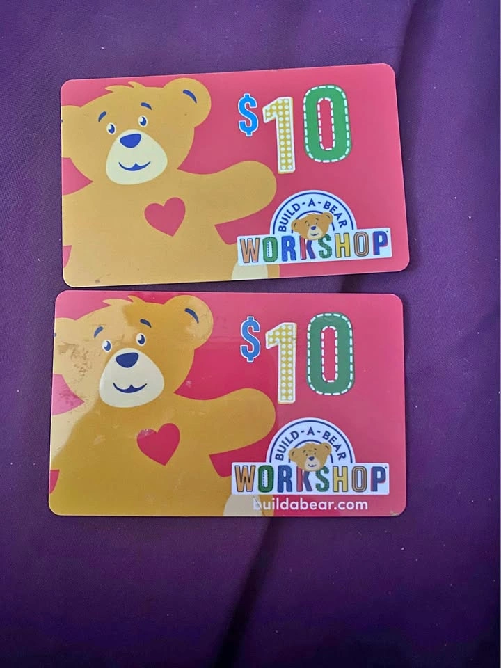 Build-A-Bear Workshop Gift card $10 Not Used