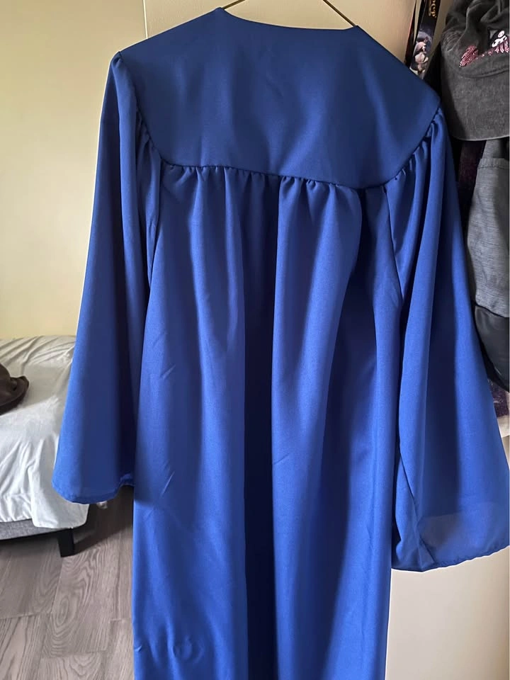 Jacor Blue Graduation Gown Size 51 (5'6"-5'8") - photo 2