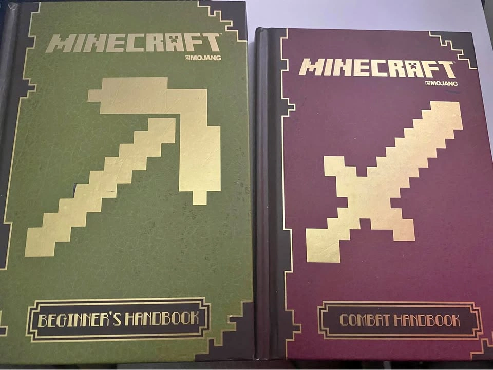 Minecraft Official Beginner’s Handbook and Sword/Pickaxe