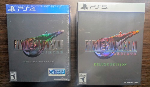 Final Fantasy VII Remake + Rebirth Deluxe Edition Bundle Sealed