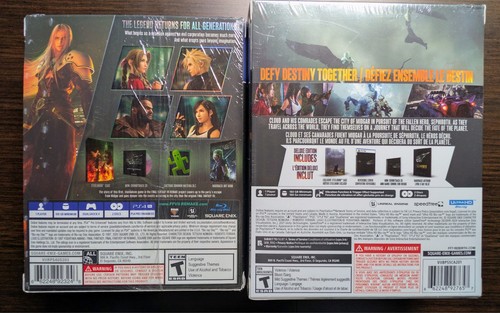 Final Fantasy VII Remake + Rebirth Deluxe Edition Bundle Sealed - photo 2