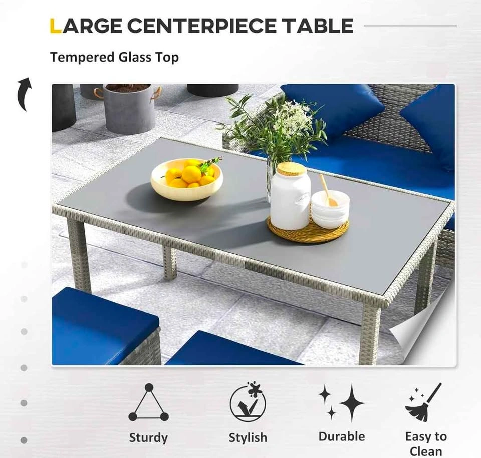 Brand New 5 Pieces Wicker Patio Dining Set with Cushions - photo 5