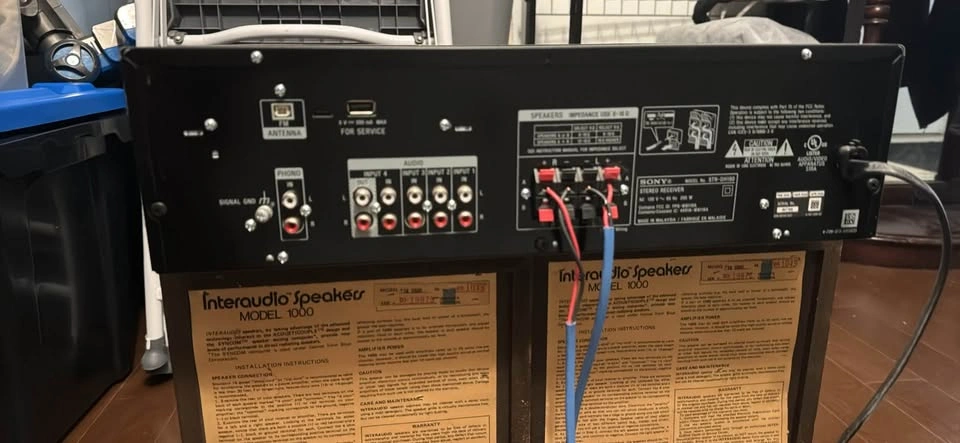 Bose 1970s speakers and modern receiver audio bundle! - photo 5