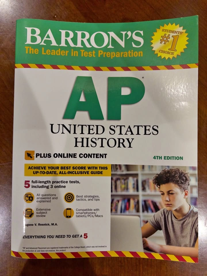 Barron's AP United States History Test Prep Book