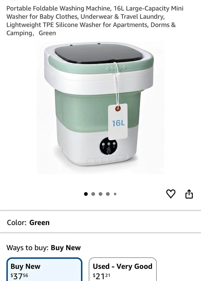 16L Large-Capacity Mini Portable Foldable Washing Machine