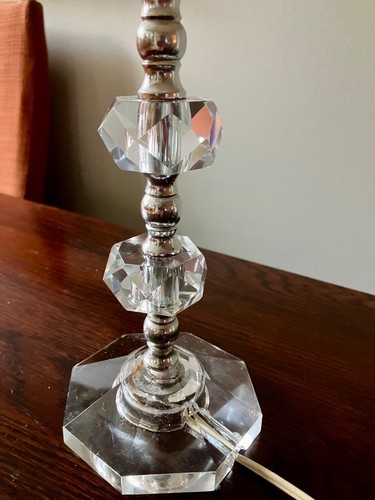 Vintage Leviton Crystal boudoir lamp - photo 4