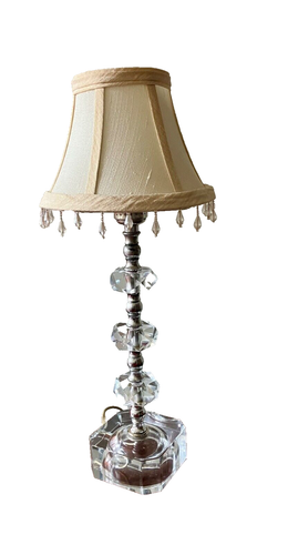 Vintage Leviton Crystal Boudoir lamp