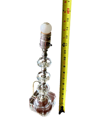 Vintage Leviton Crystal Boudoir lamp - photo 3