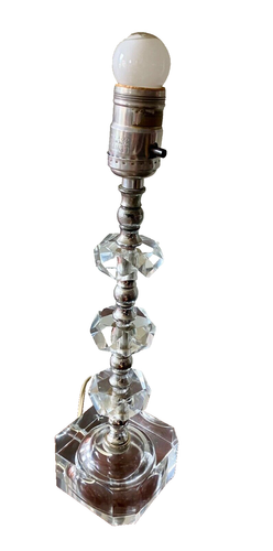 Vintage Leviton Crystal Boudoir lamp - photo 4