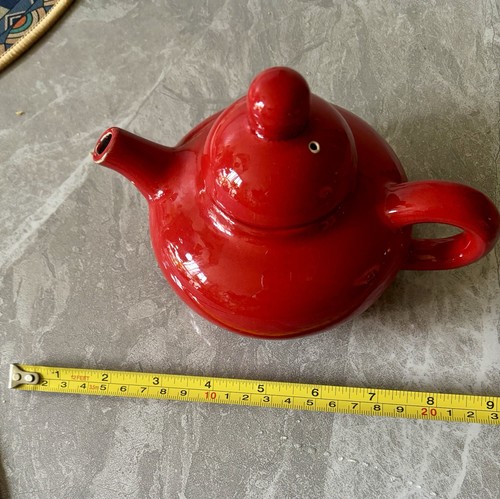 Red Teapot Single Serve 300 ml Hayhoe Flowerdale Tea 70’s - photo 5