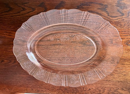 VTG Pink Depression Glass Macbeth Evans American Sweetheart
