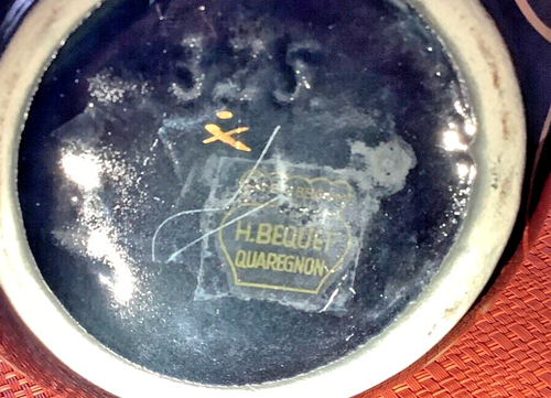 Vintage H. Bequet Quaregnon vase - photo 2