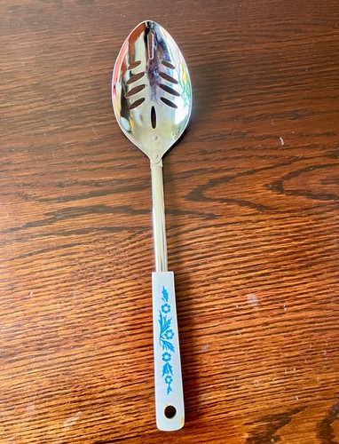 MCM made in Japan melamine cornflower slotted spoon