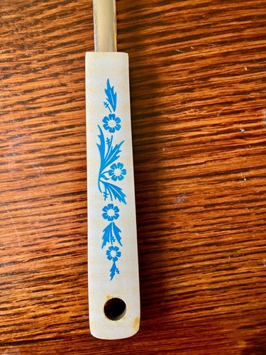 MCM made in Japan melamine cornflower slotted spoon - photo 2