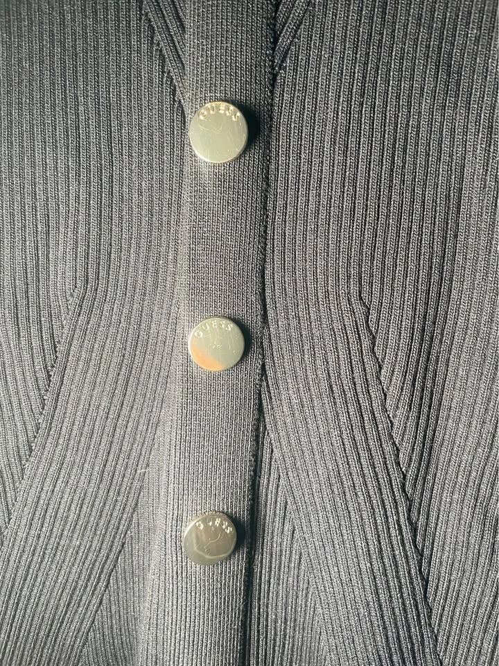 Guess Ribbed Knit Button-Down Dress - photo 3