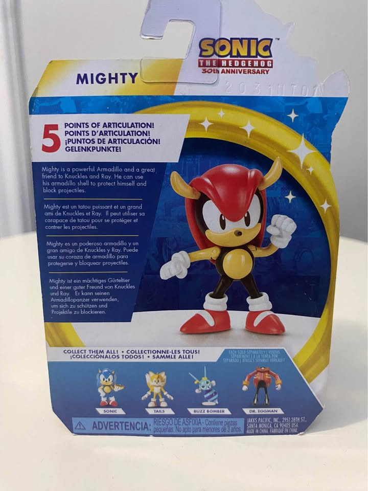 Sonic 30th Anniversary Mighty Figure 2.5" - photo 2