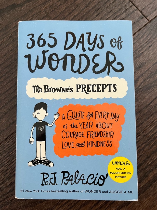 365 Days of Wonder by R.J. Palacio, brand new