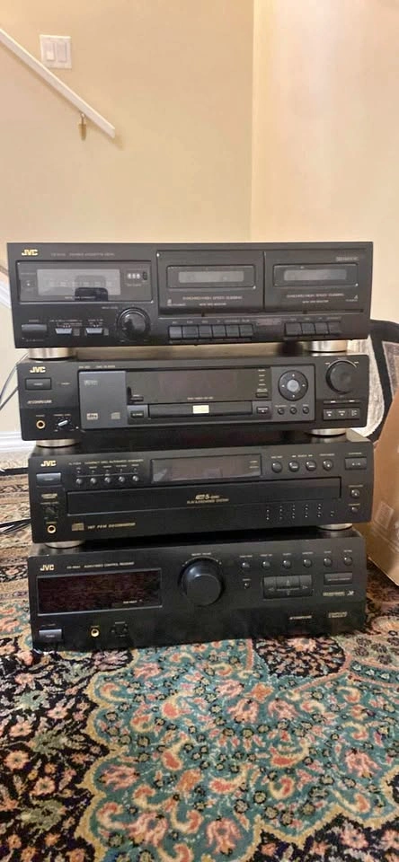 JVC Audio System: Cassette Deck, DVD Player, CD Changer, Receive