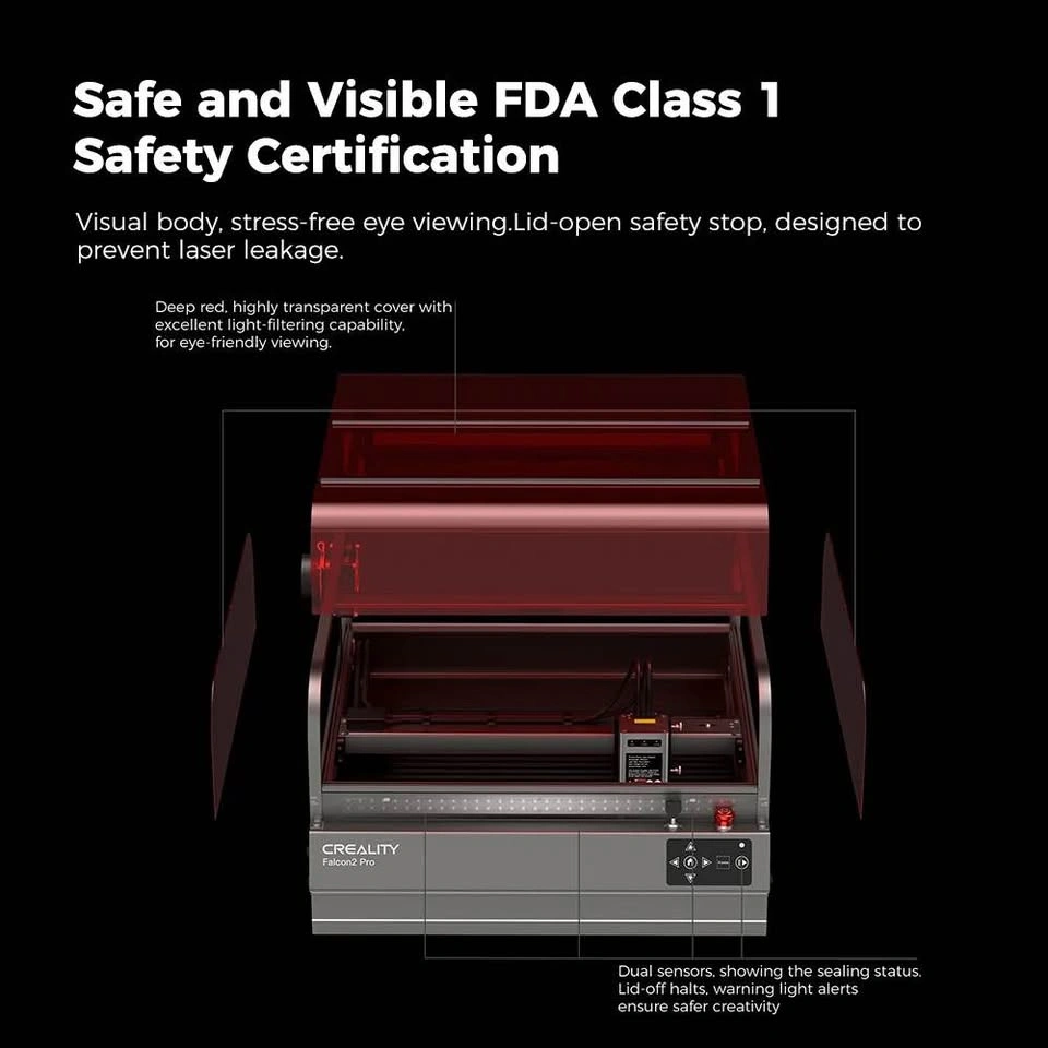 Creality Falcon2 Pro 40W Enclosed Laser Engraver / Cutter - photo 4
