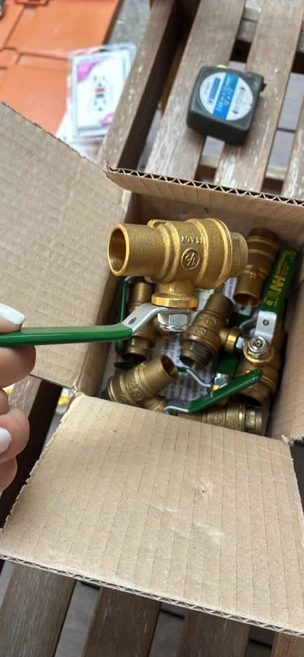 NH Canada 1/2" Brass Ball Valves (Solder/Sweat Ends) - New - photo 3