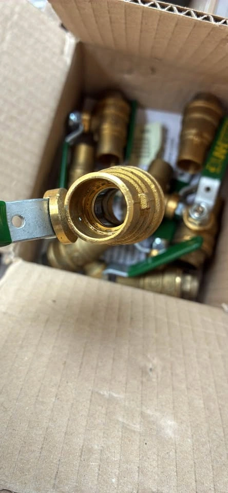 NH Canada 1/2" Brass Ball Valves (Solder/Sweat Ends) - New - photo 4