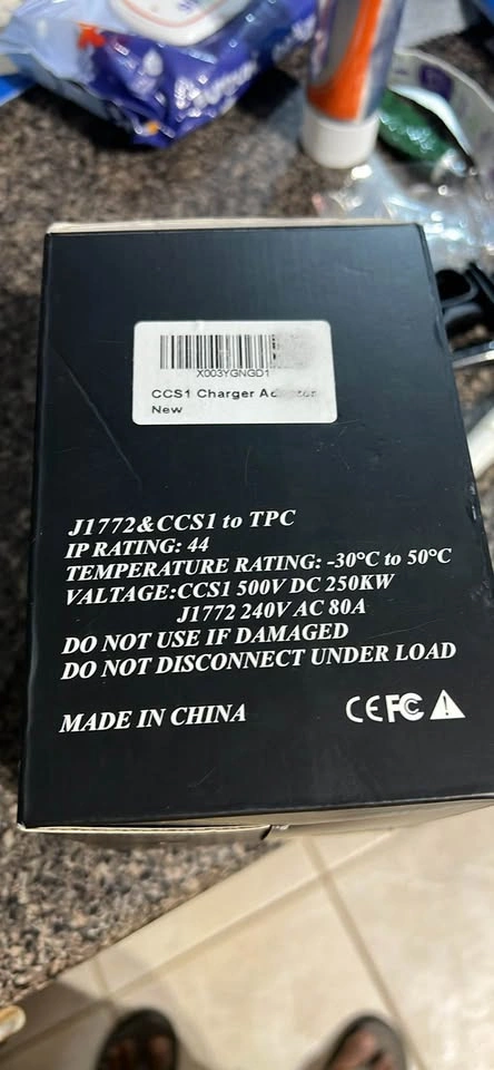 J1772 & CCS1 to TPC EV Charging Adapter - photo 3