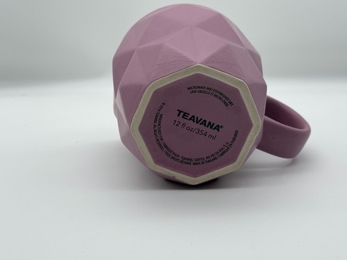 Starbucks Teavana 2016 Geometric Faceted Mug – Matte Pink - photo 2