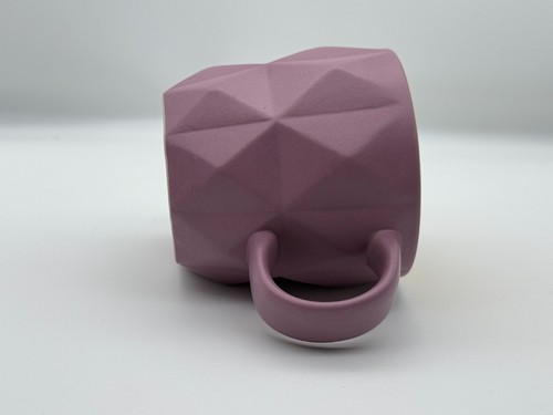 Starbucks Teavana 2016 Geometric Faceted Mug – Matte Pink - photo 3