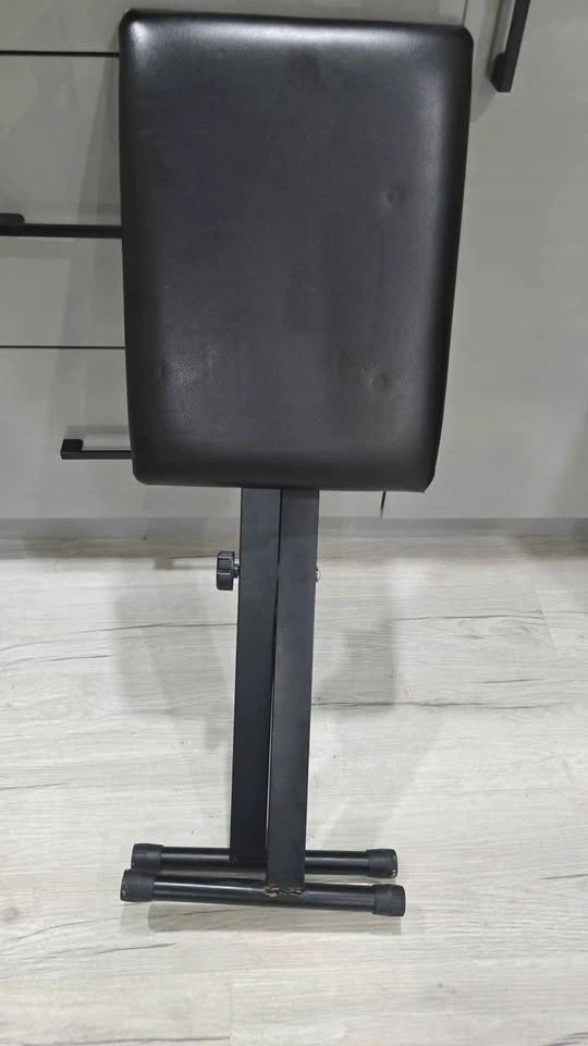 Adjustable Keyboard Piano Bench – Folding X-Style Chair - photo 2