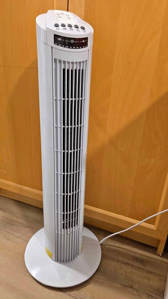 30" Oscillating Tower Fan with Remote