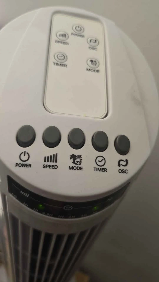 30" Oscillating Tower Fan with Remote - photo 3