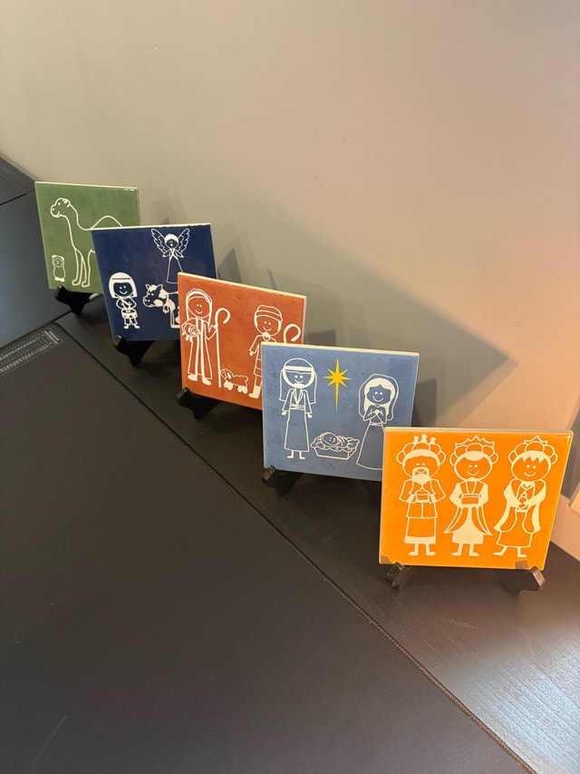 Nativity Scene Ceramic Tiles