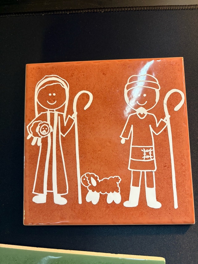 Nativity Scene Ceramic Tiles - photo 4