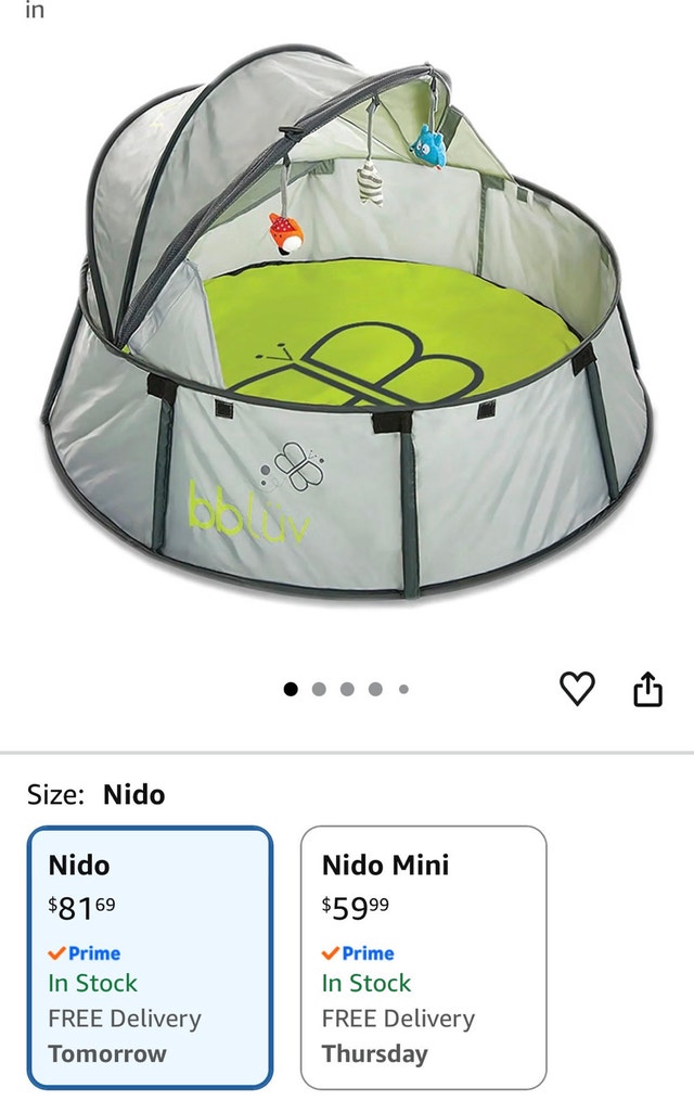 BBLUV pop up tent for babies - photo 2