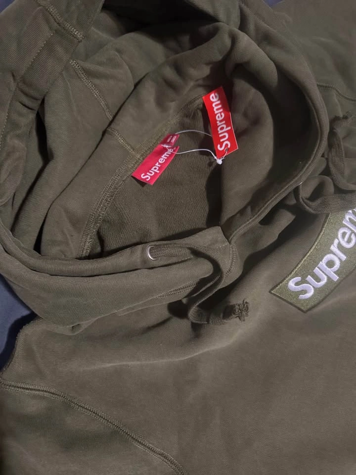Supreme hoodie L Olive Green - photo 3