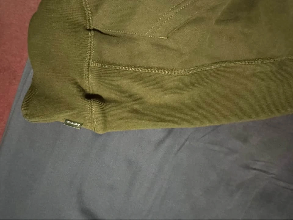 Supreme hoodie L Olive Green - photo 4