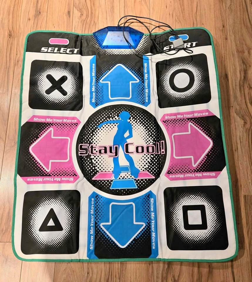 PS2 Dance Dance Revolution Bundle - 2 Games, Mat & Extension