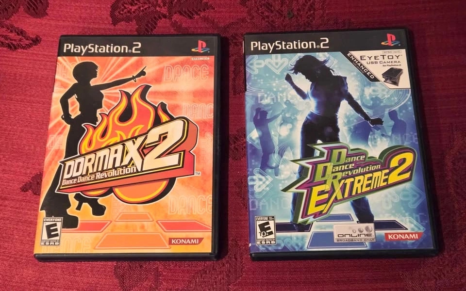 PS2 Dance Dance Revolution Bundle - 2 Games, Mat & Extension - photo 2