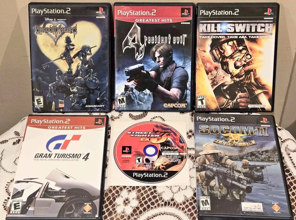 PlayStation 2 (PS2) Game collection - 6 Games