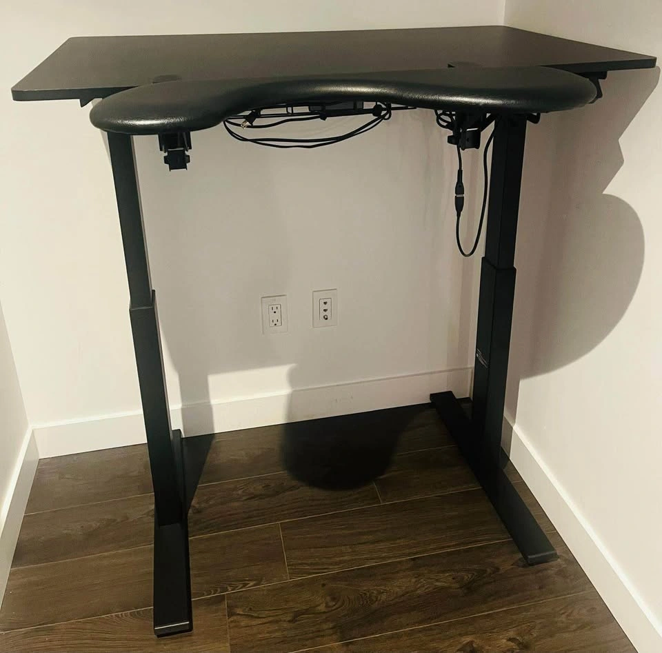 Electric Height Adjustable Standing Desk with Ergonomic Armrest - photo 3