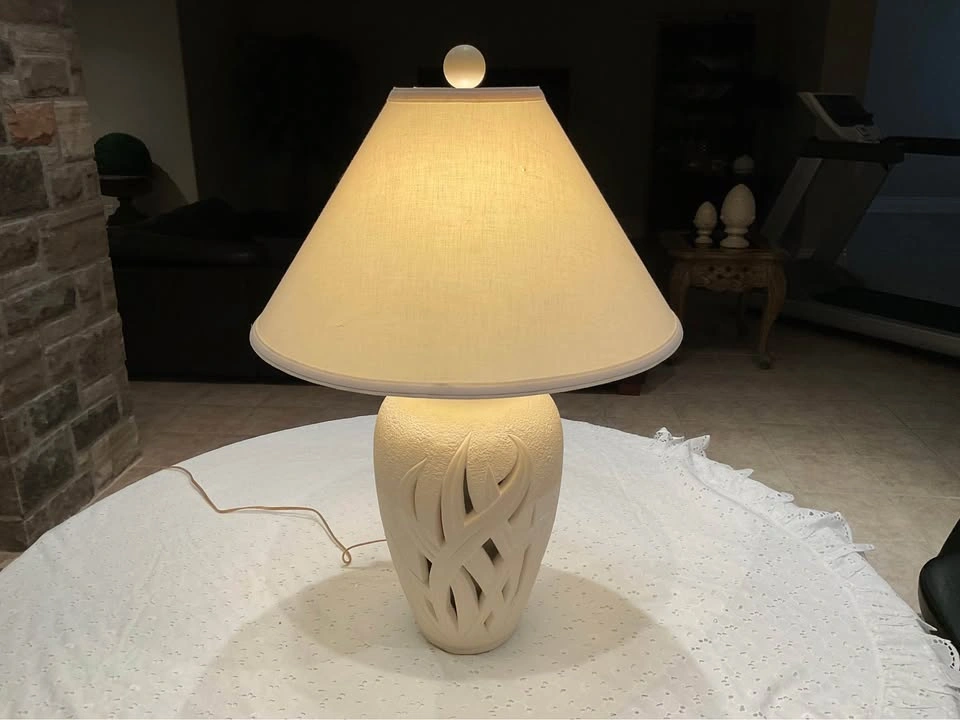 Vintage Table Lamp Boho Chic 1980’s - photo 2