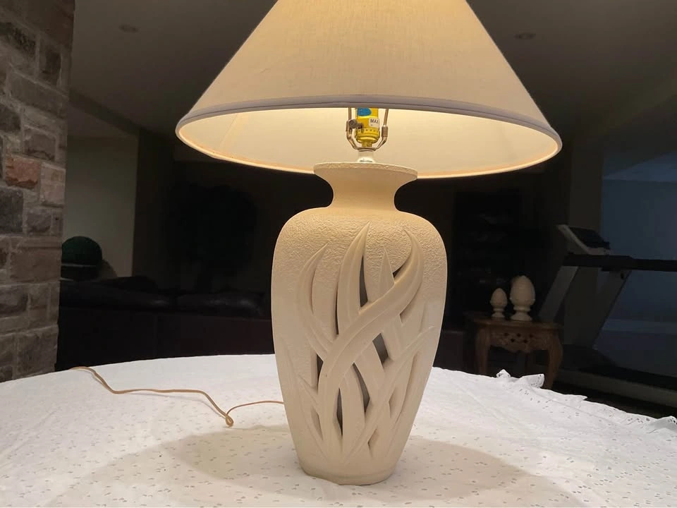 Vintage Table Lamp Boho Chic 1980’s - photo 4