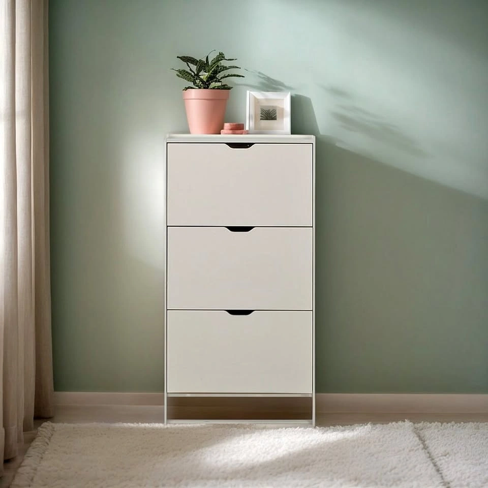 SOCE048 Entryway Shoe Rack Cabinet - Modern Home Essential