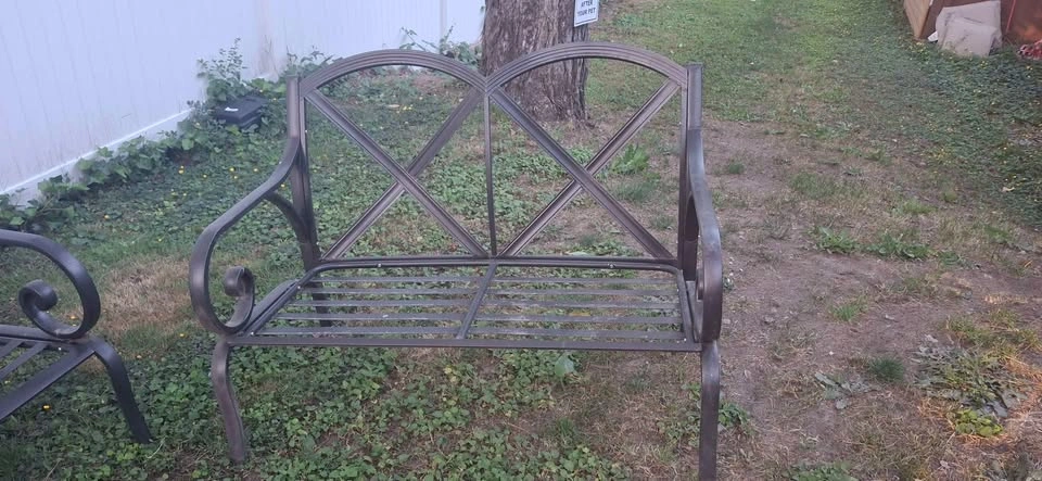 4 piece metal patio set - photo 2