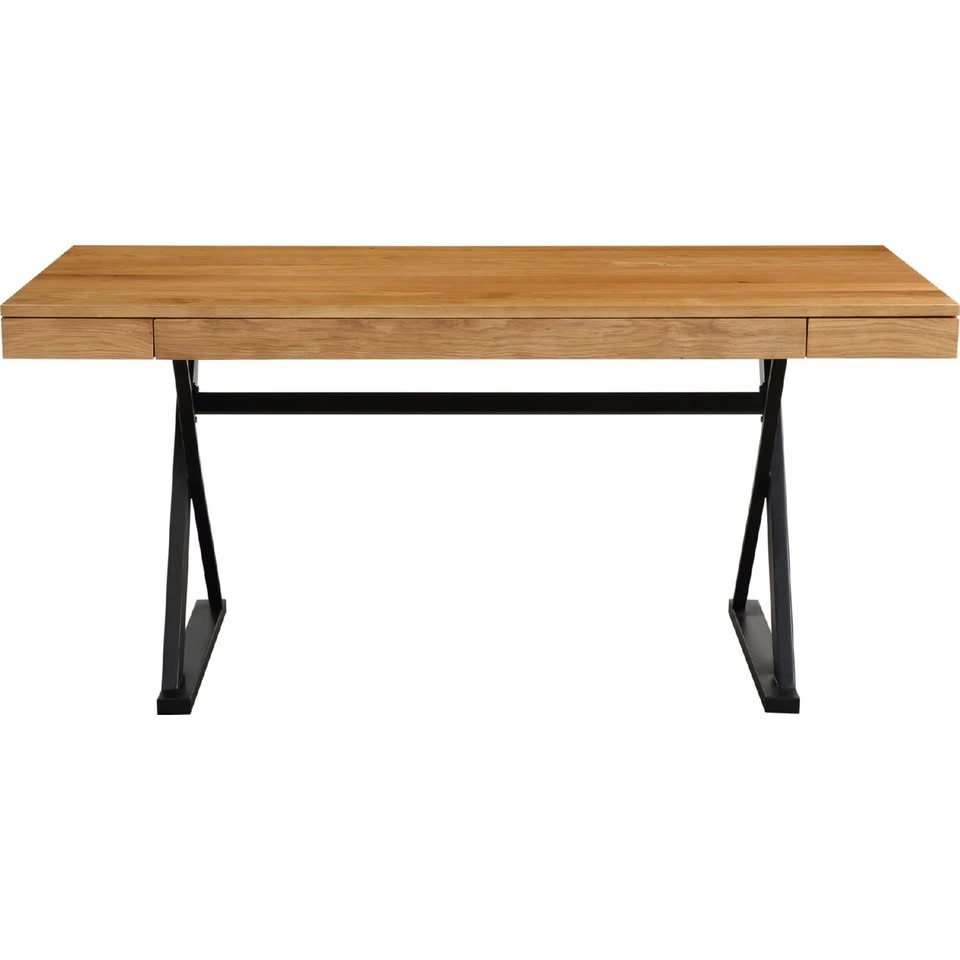 BNIB Moe's Home Collection Profecto Desk – Solid White Oak - photo 3